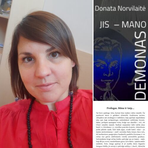 Knygą išleidusi teismo posėdžių sekretorė Donata: rašymas man – terapija