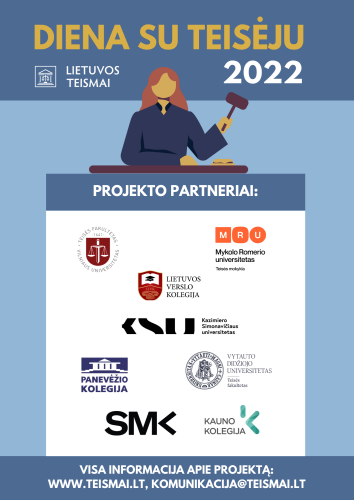 Startuoja projektas „Diena su teisėju“