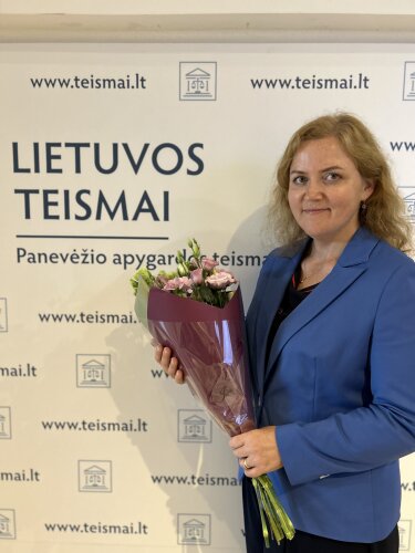 Panevėžio apygardos teisme darbą pradeda nauja teisėja