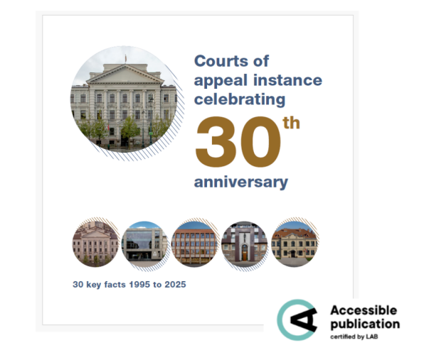 Courts of Appeal instance celebrating 30th anniversary