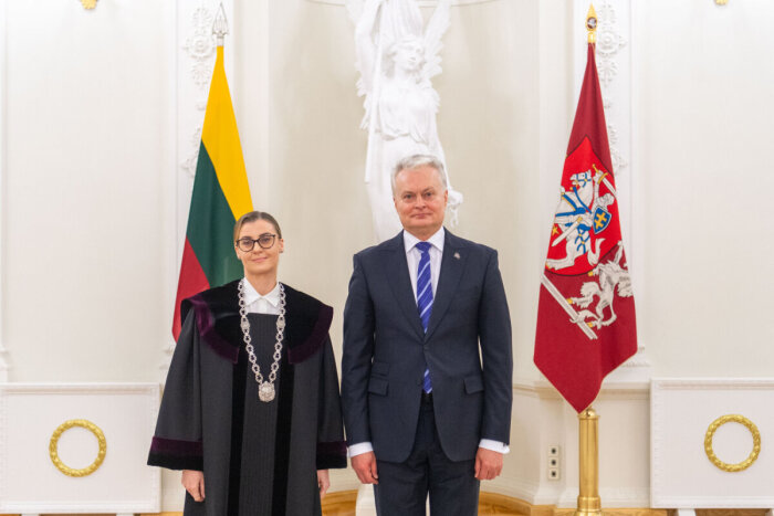 Among the newly sworn-in judges - a former judge's assistant from the Panevėžys Regional Court